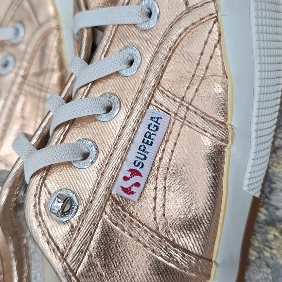 Superga 2750 Lamew Rose Gold Sneakers - Picture 12 of 14